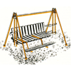 Качели-скамейка